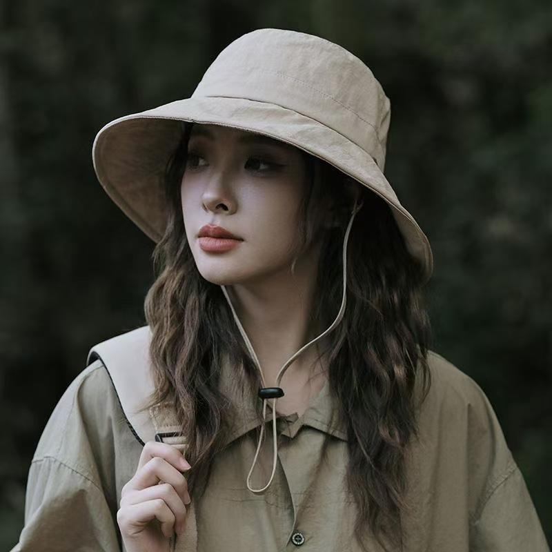 Quick-drying Waterproof Outdoor Hiking Sun Hat Women's Sun Protection Climbing Mountain Climbing Hat Men's Sun Bucket Hat Summer New