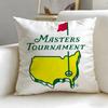 Fashion Mmasters Golf Printingew Cushion Cover Soft  EasyWash Pillow Case  Versatile for Couch Bed Travel and Office