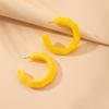 Chic & Trendy Large C-Shaped Earrings: Elegant Street Style for Women