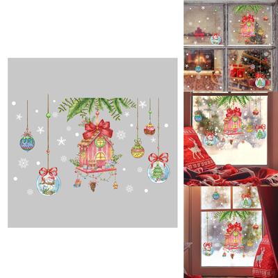 Christmas Stickers Shopping Mall Window Stickers Children's Room Stickers Wall Stickers Set Christmas Decoration