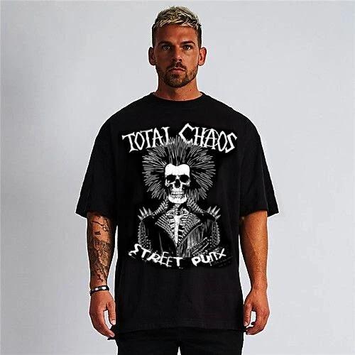 TOTAL CHAOS HARDCORE PUNK BLACK T-Shirt Men s SIZES XXXXL