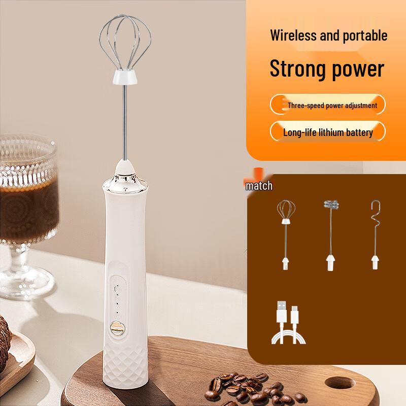 Zuozhixun Wireless Electric Milk Frother & Egg Beater
