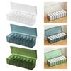 Plastic Card Divider Box Playing Card Storage Box Clear Card Deck Case Organizers Trading Card Collection Card Box
