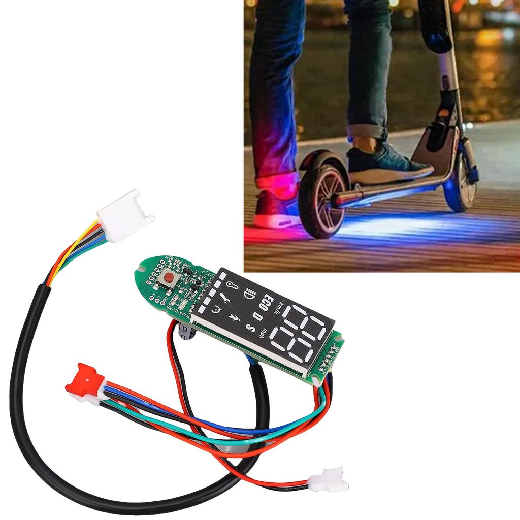 Electric Scooter Dashboard Circuit Board Clear Display Electric Scooter Replacement Circuit Board Bluetooth for Scooter Repair