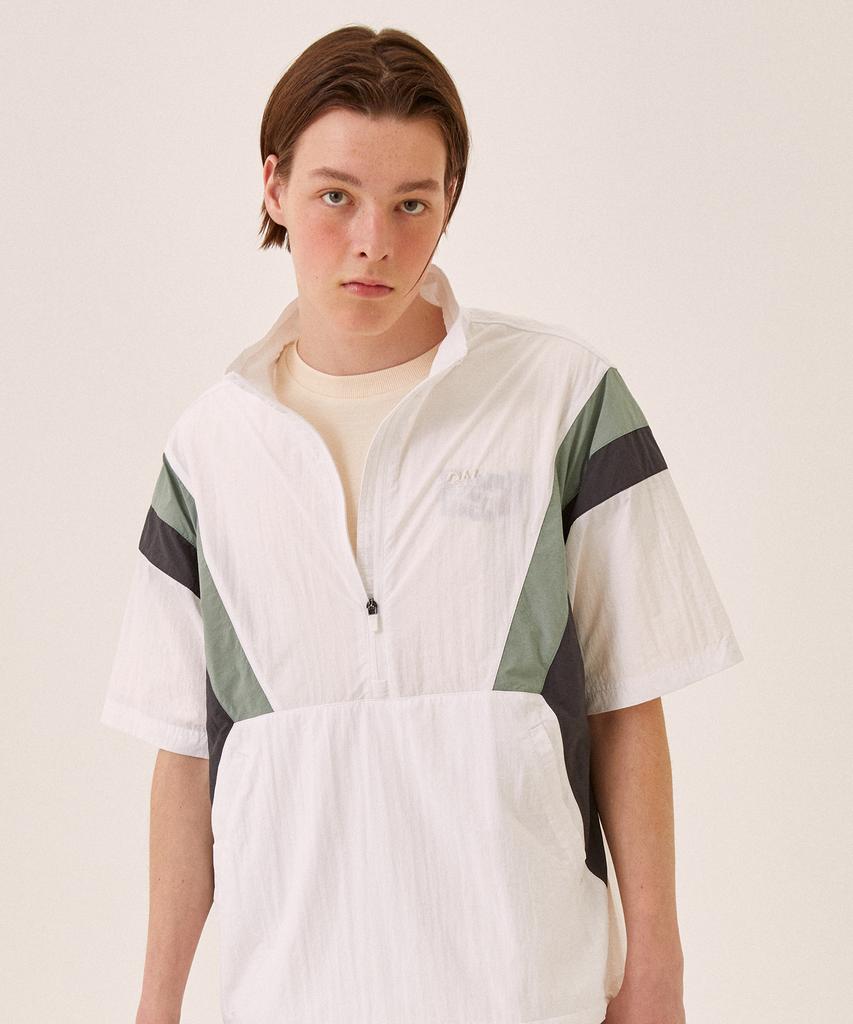 Distn9Ne Block Short Sleeve Anorak White (Lo2Tu294-002)