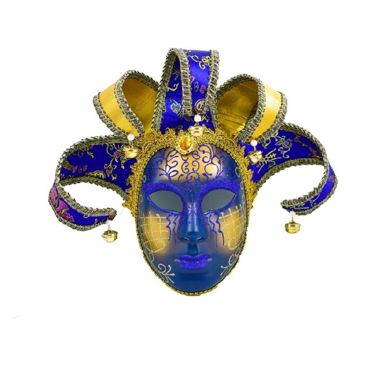 Narrenmaske Maskerade Maske Halloween Maske Party Maske Mardi Gras Maske Venezianische Komödienmaske für Karneval