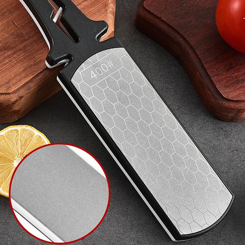 5 In 1 Knife Sharpener Diamond Bars 400/1000 Grit Kitchen Knives Tungsten Steel Ceramic Grinding Double-Sided Whetstone