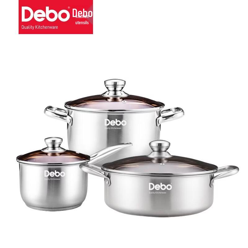 Debos Stockholm 3-Piece Cookware Set