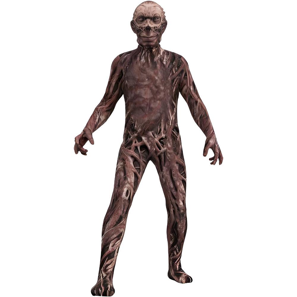 Stranger Things 5 Vleesetende Plant Horror Jumpsuit voor Halloween Cosplay