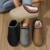 2025 Autumn/Winter Lace Ethnic Style Women's Snow Boots, Plus Size, Thick Cotton