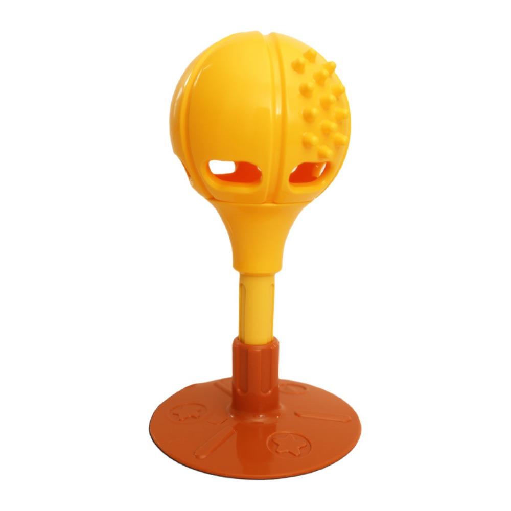 

TPR Dog Food Leakage Toy Bite Resistant Pet Tooth Cleaning Food Toy Relieve Boredom жёлтый