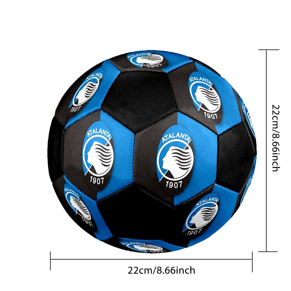 Atalanta Indoor Soccer Ball Colorful Machine Stitched PVC Size 5 Team Training Competition Ready Durable High-Bounce Cool Sports Gift
