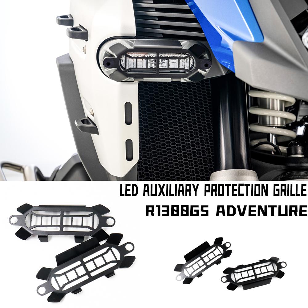 New 2024 2025 LED Auxiliary Protection Light For BMW R 1300 GS Adventure R1300GS ADV Motorcycle Accessories Lamp Guards