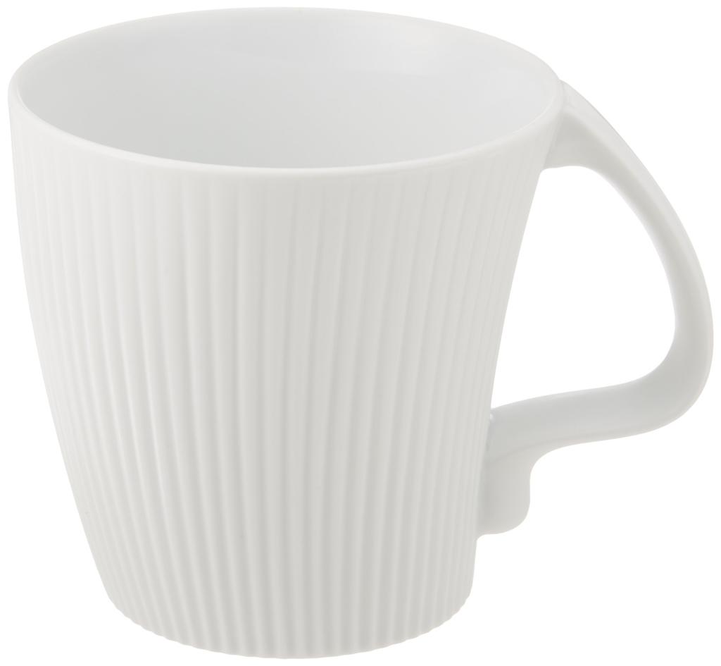 Hakusan Porcelain Stretch Mug, White Matte, Ama-708322