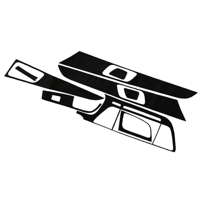 1 Set Auto Innenraum Armaturenbrett Mittelkonsole Schalthebel Panel Fensterheberschalter Aufkleber Passend für Hyundai Sonata 9 2015 2016 2017 LHD