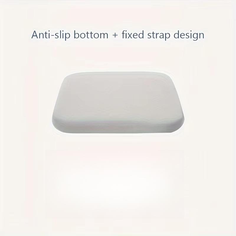 

1pcs sponge Seat Cushion Slow Rebound Anti-Sag Design Office Chair Dining Chair Seat Cushion High Density elasticity Foam Pad 40x40x4cm серый