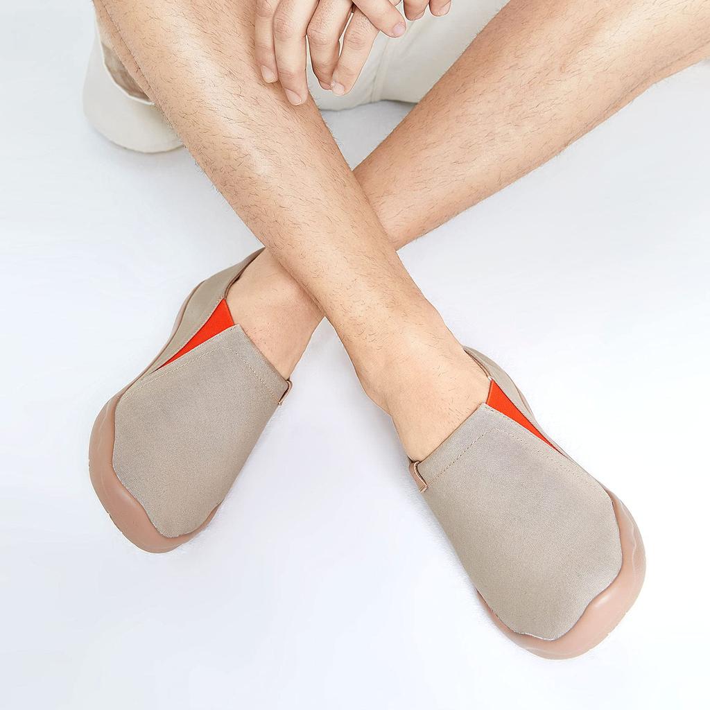 UIN Toledo Oxford Casual Size Cm Women's Slip-On Loafers, Walking/Sports Shoes, Shoes, Tan, 27.0