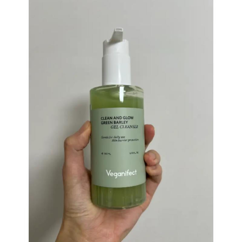 Vegan Effect Green Barley LHA Gel Cleanser (Cleansing Oil + 20 ml Extra Gift), 1 pcs, 205ml