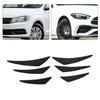 Benzi de protecție auto, buză de protecție față, spoiler corp, Canards, fibră de carbon, cauciuc, Splitter, aripioare, piese auto noi de înaltă calitate