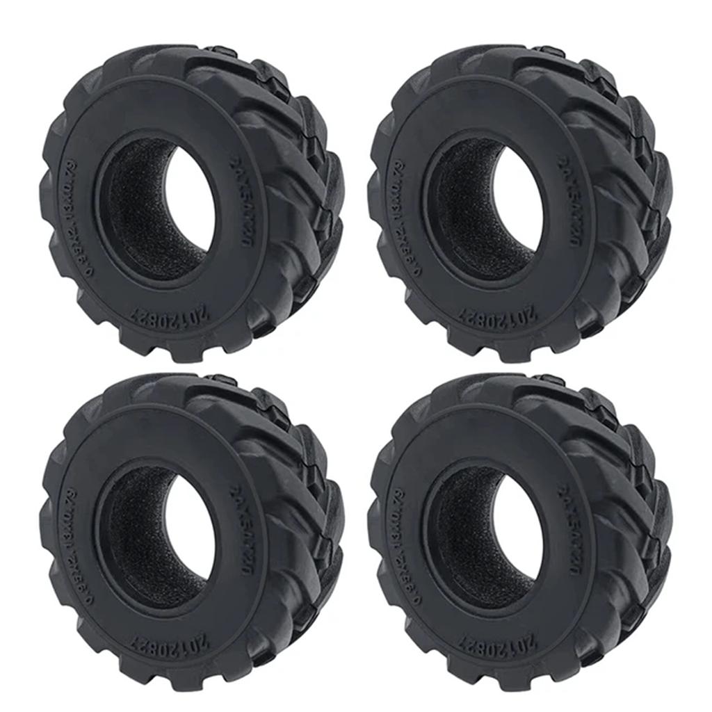 Rubber Wheel Tires For 1/18 1/24 Trx4m Scx24 Crawler RC Car Accessories