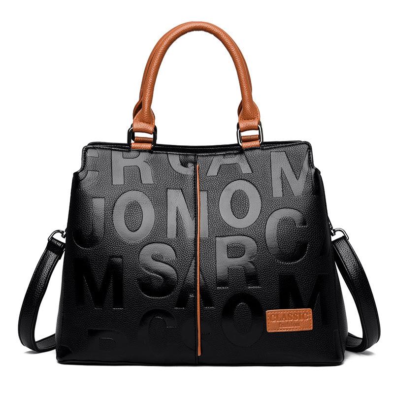 

New brand women s bag Korean version middle-aged mother women s bag high-end handbag women s large-capacity messenger bag жовтий