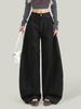 American Original Wide-Leg Denim Jeans for Women - Fall 2025: High-Waisted, Pear-Shaped, Slimming, Loose, Floor-Length Pants