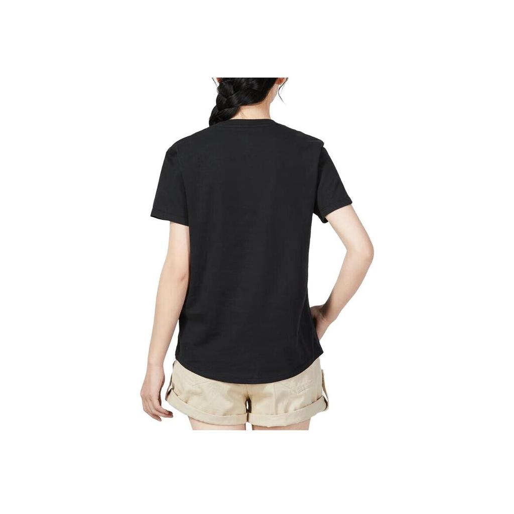 Nike Sportswear Flying Bird Pattern Printed Cotton Casual Soft Comfortable Classic Crew Neck Short Sleeve T-Shirt Women T-Shirt Black FB8096-010