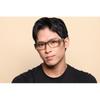 Full Rim Rectangle Transparent Brown Smartbuy Collection Javi 105310 C2 Fashion Unisex Eyeglasses