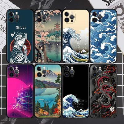 Arte giapponese Cassa Del Telefono Per il iPhone Samsung Galaxy Redmi Xiaomi Oppo OnePlus Nota SA 7 8 9 10 11 12 13 14 20 21 22 23 53 54 Pro Max Plus Ultra