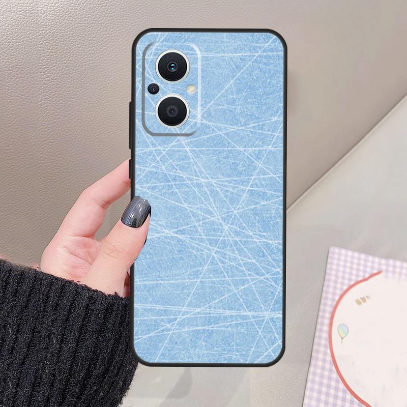 Ice Hockey Rink Sport Funda For OPPO Reno 10 11 12 13 14 Pro 8 7 Lite 11F 12F 13F 14F OPPO Find X8 X5 X6 X9 Pro Case