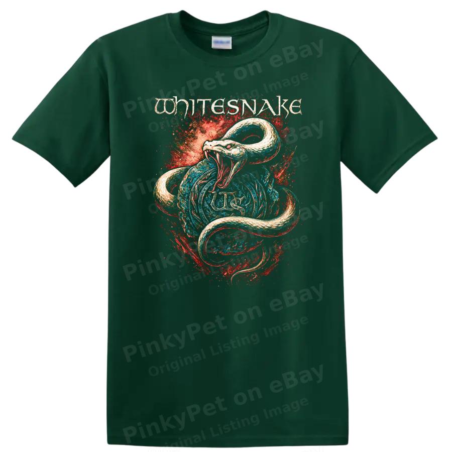 T-shirt Rock Retro Grafica Serpente Vintage Copertina Album Heavy Metal