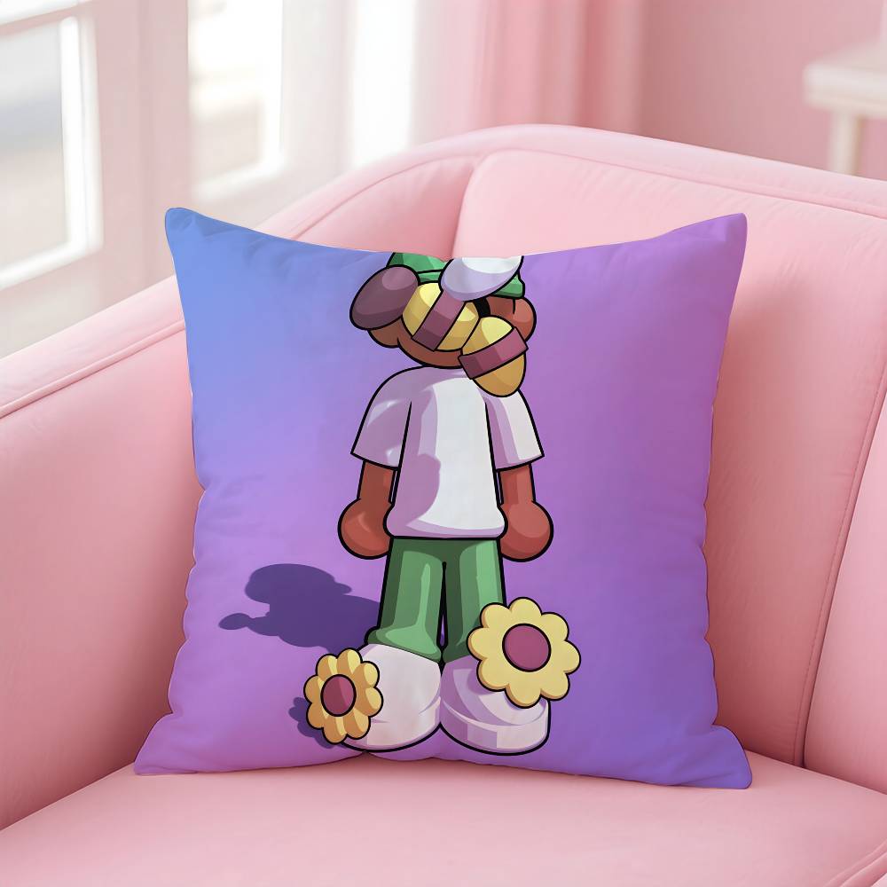 

T-Tyler The Creator Rapper Pillow Case Pattern Printed Pillowcase For Living Room Sofa Cushion Cover & Bedroom Decor 12x12Inch