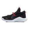 Li Ning Silencer Støtdempende Sklisikre Slitesterke Mid-Top Basketballsko Herre sneaker Svart Rød ABPQ049-2