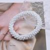 Trendy Bead Bracelet Elastic Handmade Strand Bracelets for Women Gift New Hair Accessory Glass Beads Bracelet