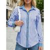IHUASU Women's Fashion Casual Long Sleeve POLO Neck Blouses & Shirts