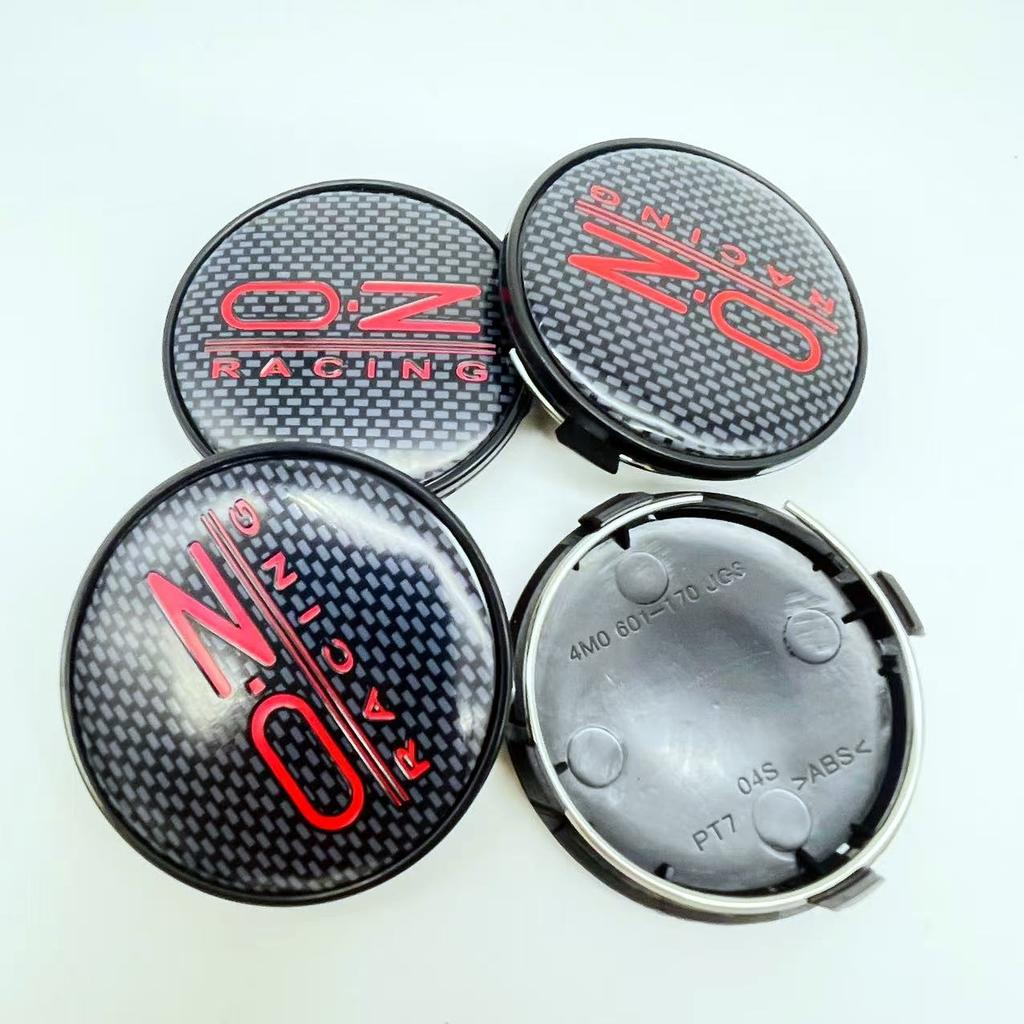 4pcs 3D 61mm OZ For Car emblem Wheel hub Center Cap 56mm OZ Badge covers NDEDS sticker Decals Styling accessories
