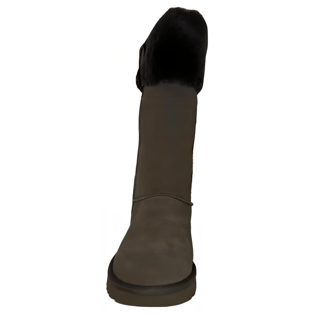 UGG Suhenny Tall Warm Comfortable Versatile Knee-High Snow Boots Women Boots Dark-Brown 1153513-CHO