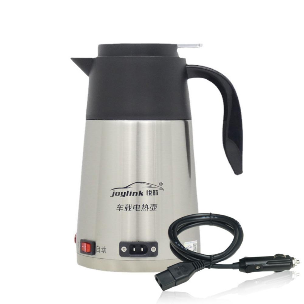 Rustless Steel Car Water Kettle Vacuum Insulation Drinking Pot Car Kettle Camping Use