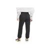 Nike Solid Color Logo Print High Waist Drawstring Cuffed Knit Sports Pants Women bottoms Black DZ4629-010