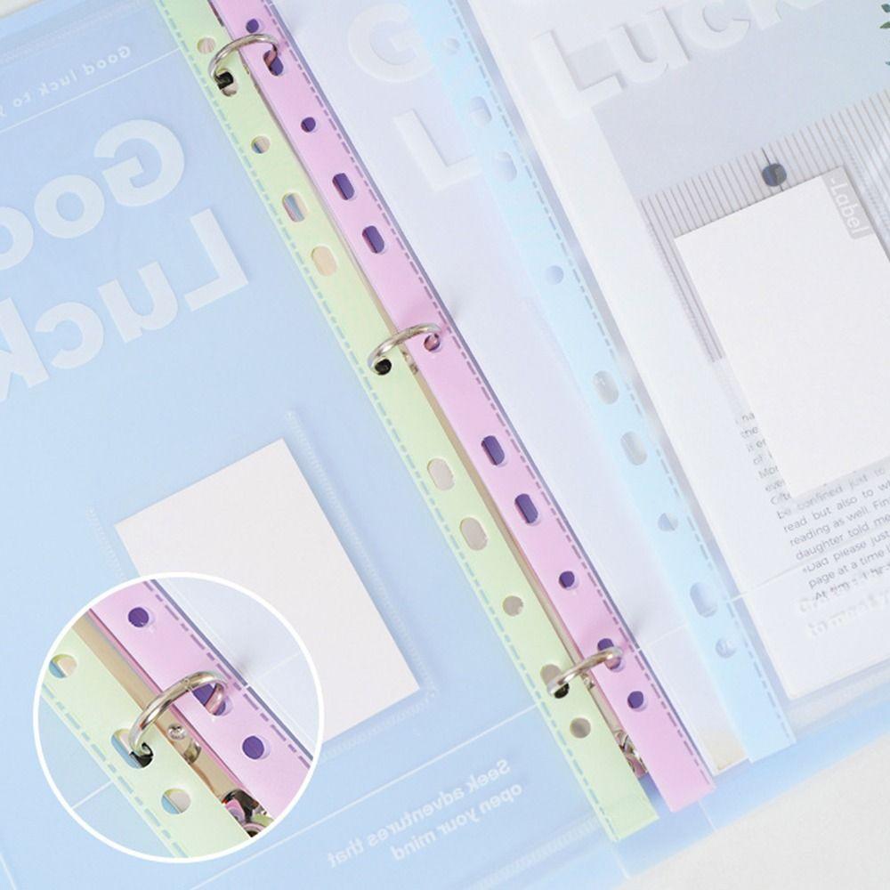 A4 Exam Paper Storage Bag Transparent File Bag A4 Loose Leaf File Folder School Stationery