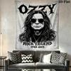 Ozzy Osbourne Wall Tapestry Aesthetic Wall Hanging Printed Fabric Blanket Decorative Tapestries for Bedroom Living Room Home Decor