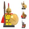 X0164 Spartan Warrior Toy Plastic Building Blocks Set Diy Bagged Packaging Abs Material