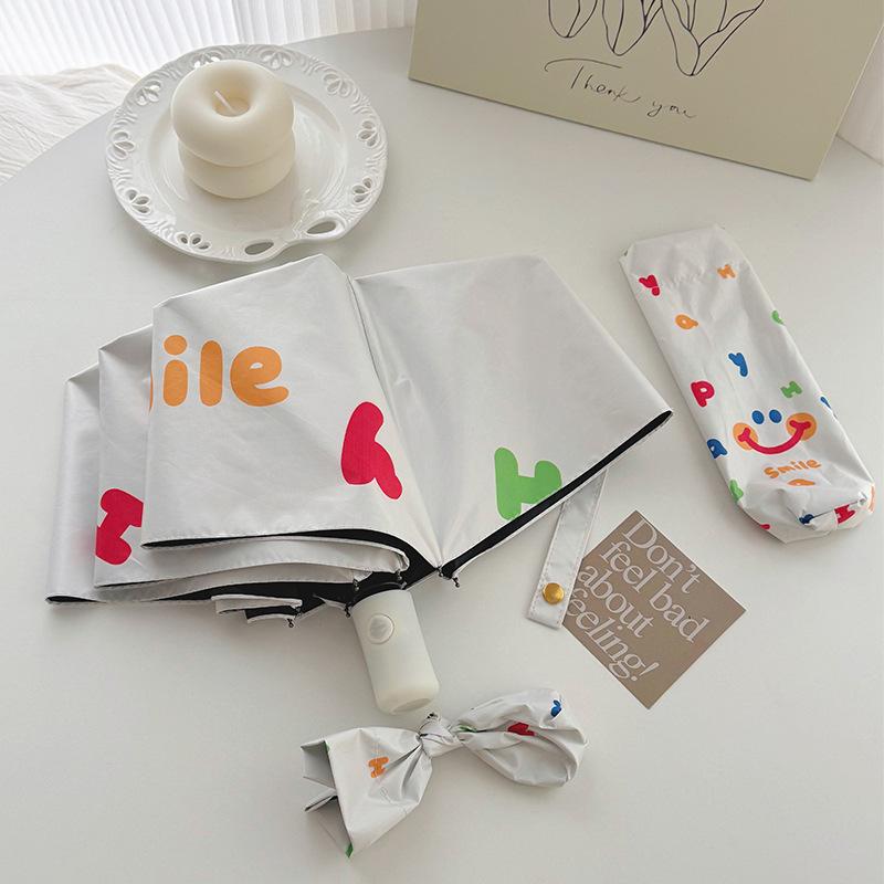 

Милый зонтик женский Ins Лесной солнцезащитный складной Солнечный зонт двойного назначения Защита от ультрафиолетовых лучей full-fiber&8K