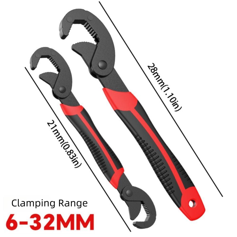 High Carbon Steel Adjustable Wrench Wear Resistant Adjustable Portable Wrench Multifunctional Portable Ratchet Wrench
