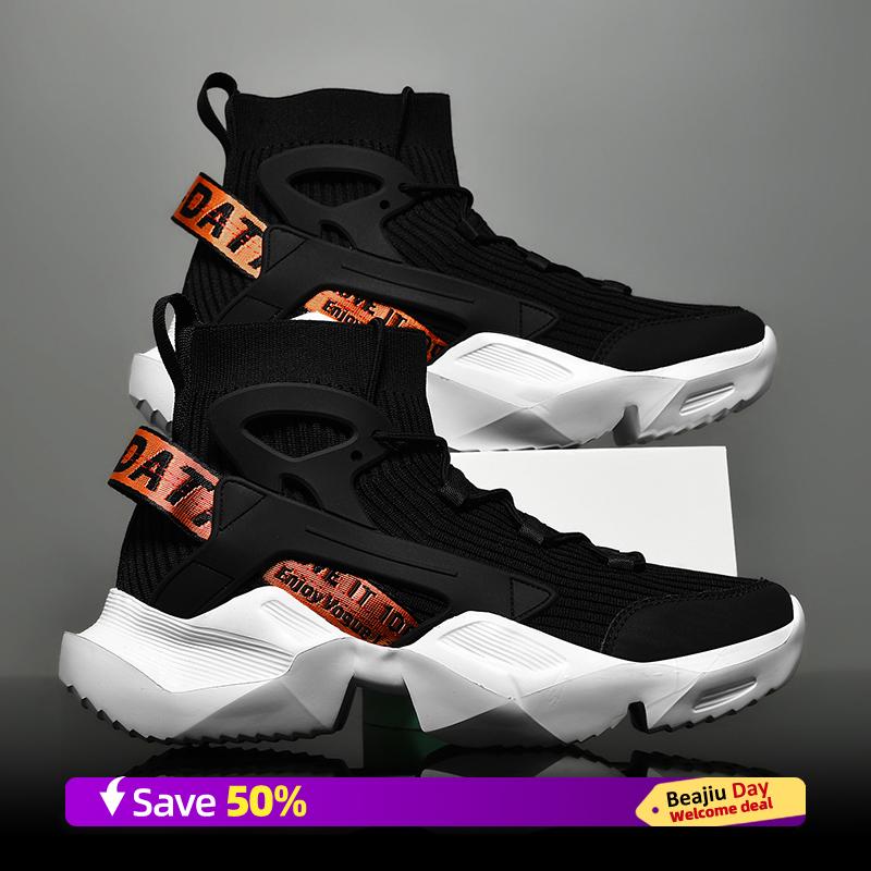 Pánské boty Síťovina Vysoký svršek Maraton Sportovní Běžecké boty Prodyšné Lehké Pohodlné Atletické Protiskluzové Tenisky