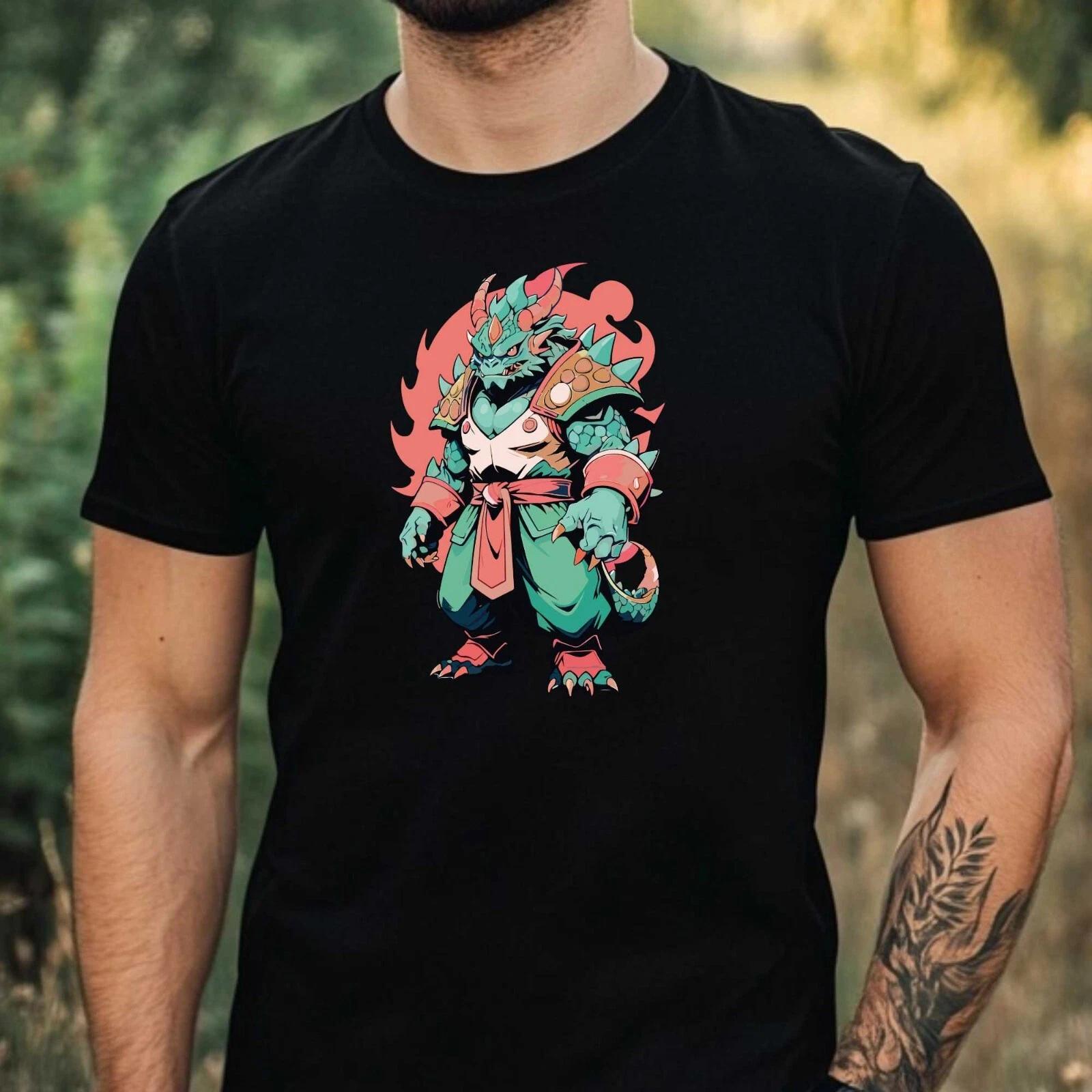 T-Shirt Herren Anime Motiv Baumwolle Größe XS bis 5XL M