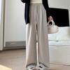 Women's High Waist Drawstring Wide Leg Pants Casual Loose Trousers for Fall Winter Daily Wear