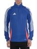 Adidas Tiro 24 Тренировочная HAS96 Молния Повседневный Яркий Солнечно-красный Размер XL Мужской Топ, Куртка, Лайфстайл, Синий/Белый/Вверх (JE1993),