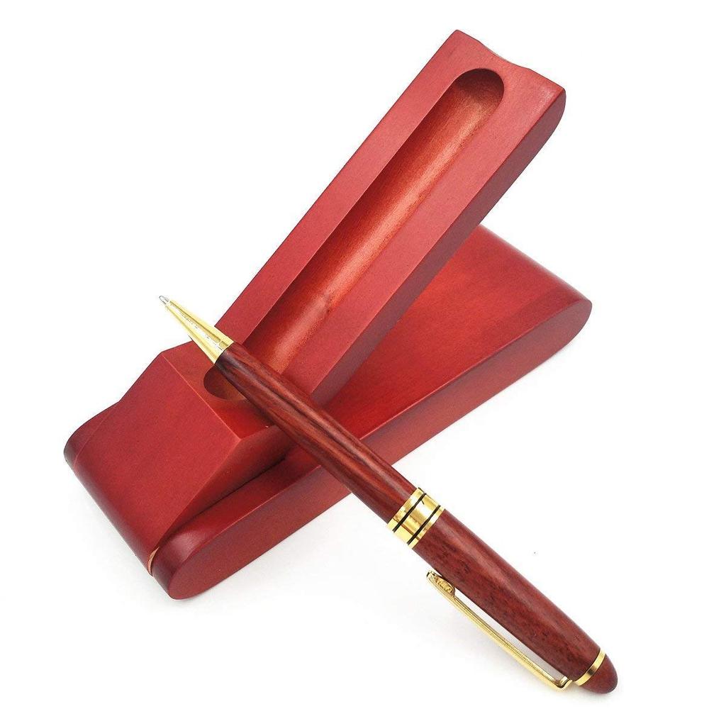 Premium Ballpoint Pen with Black Made of Natural Quince Perfect for and Gifts [Maiyu] Case, Oil-Based, Lead, Multi-Function, Wood, Business,