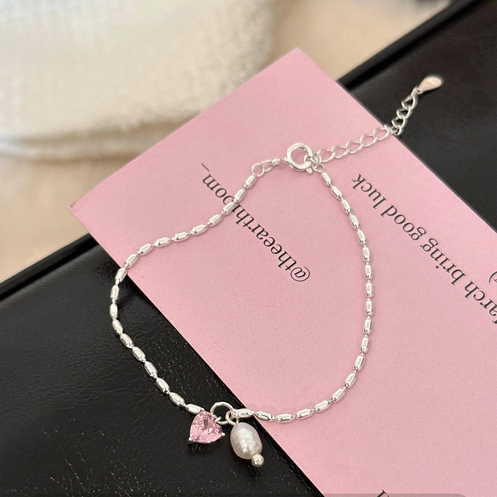 Медный двухслойный жемчужный браслет для женщин, девушек, дизайн с бусинами, ювелирное изделие